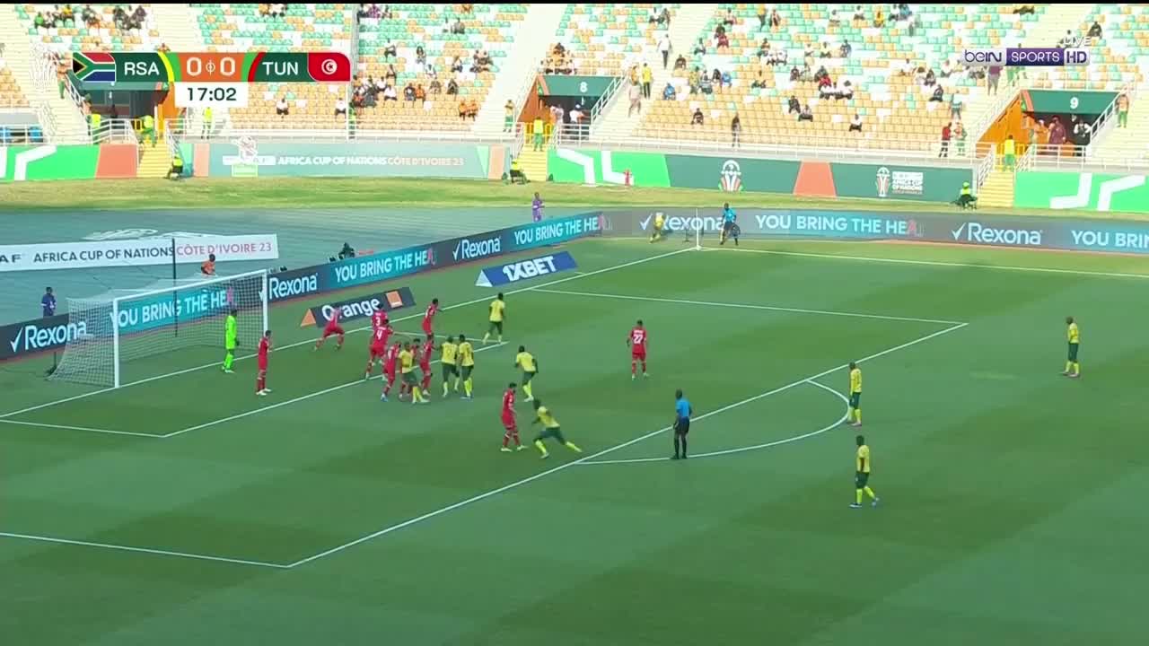 【集锦】非洲杯-突尼斯0-0战平南非小组出局 南非小组第2晋级